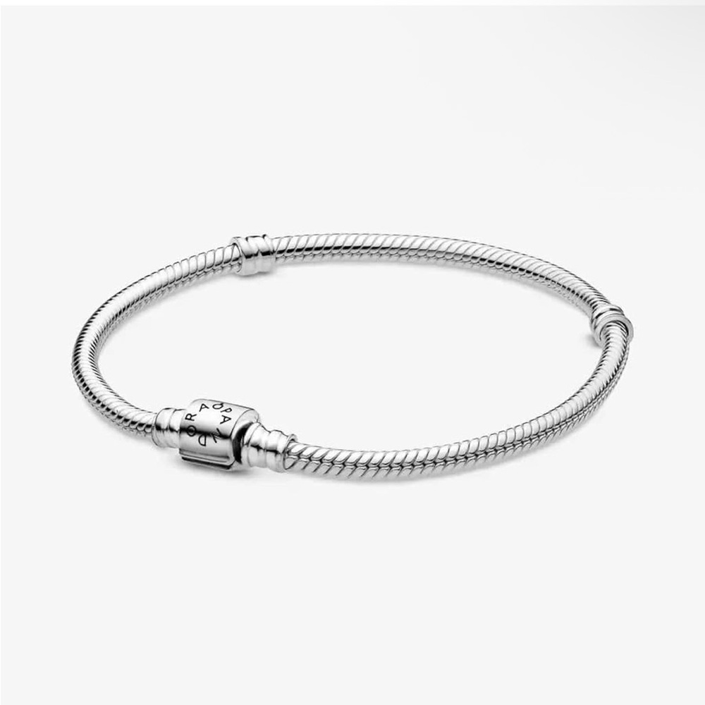 Pandora Barrel Clasp Snake Chain Bracelet